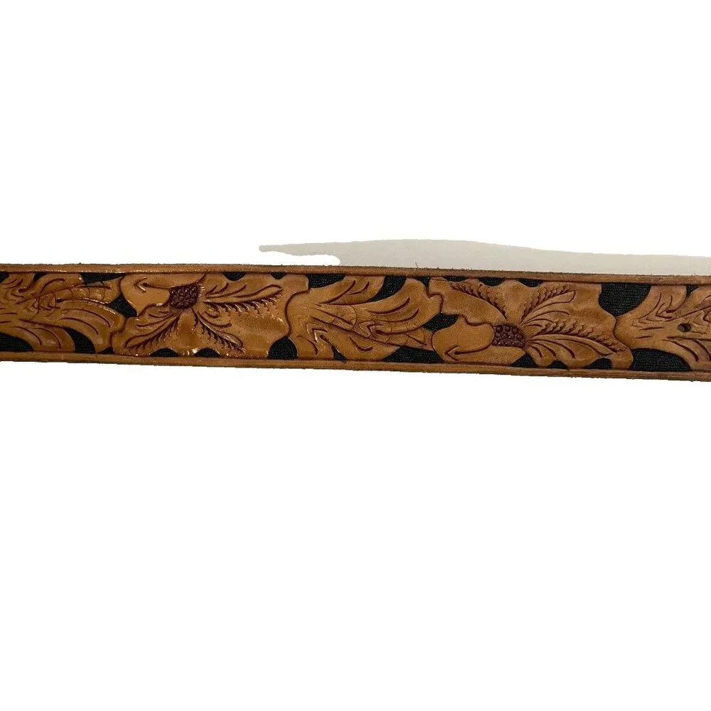 Women's Handmade Hand-Tooled leather belt NAME‎ Belt western style